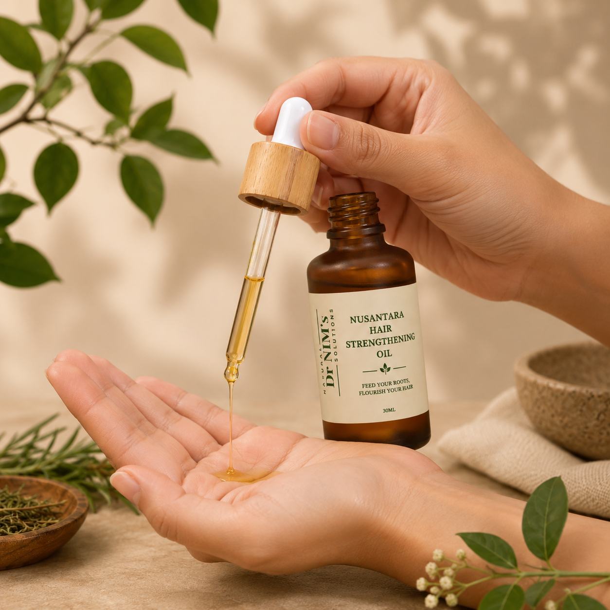 Nusantara Strengthening Hair Oil